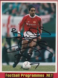 Manchester United Paul Ince Autograph Signed Press Photo