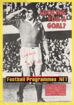 Manchester United Lou Macari Autographed Signed Picture