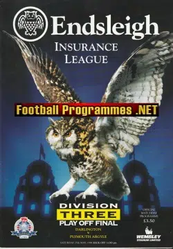 Darlington v Plymouth Argyle 1996 - Play Off Final