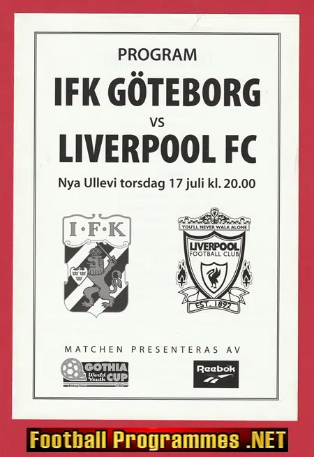 IFK Gothenburg v Liverpool 1997 - Friendly Match Sweden