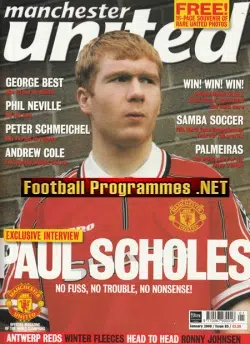 Manchester United Football Magazine 2000 – Paul Scholes