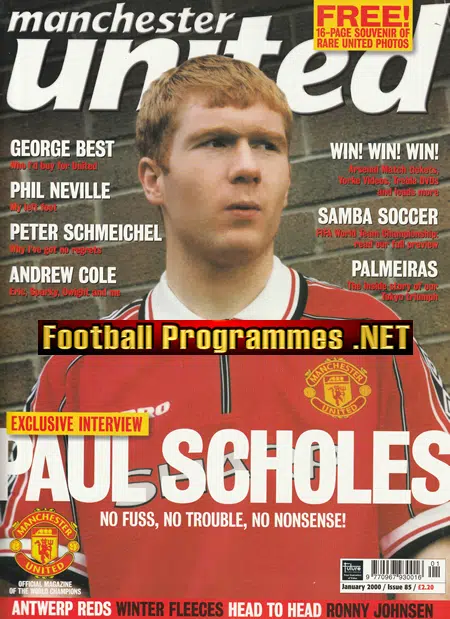 Manchester United Football Magazine 2000 – Paul Scholes