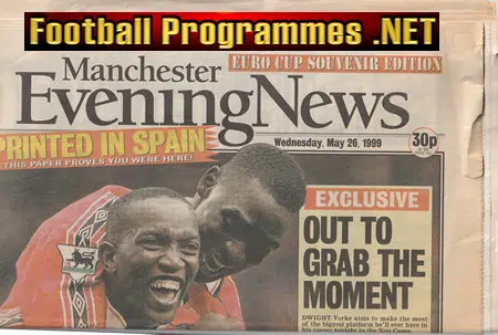 Manchester United Football Newspapers Collection Mix