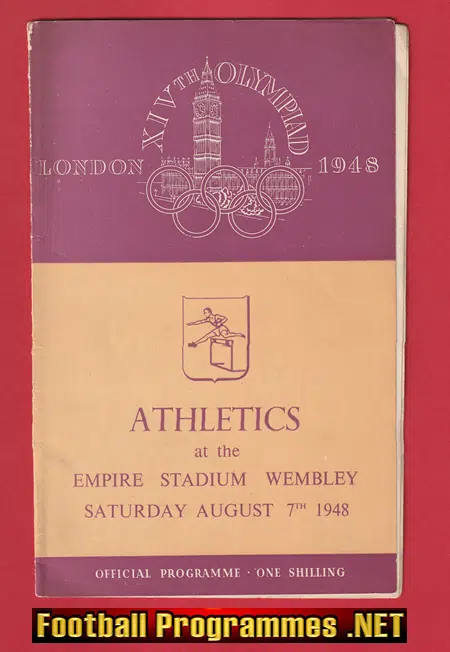 London Olympic Games Wembley Stadium 1948 – Athletics 7th Aug