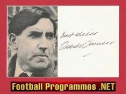 Manchester United Frank O'Farrell Autograph SIGNED Ex Manager