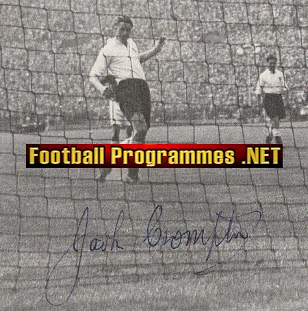 Manchester United Jack Cromton Autograph SIGNED 1948 Cup Final
