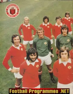 Manchester United Magazine Brochure 1972 - Best Law Charlton