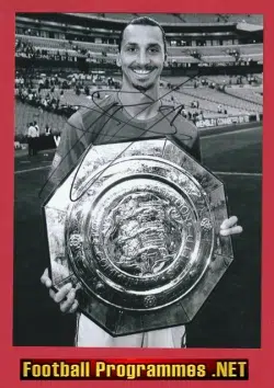 Manchester United Zlatan Ibrahimovic Autograph Signed Picture