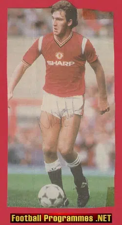 Manchester United Norman Whiteside Autograph Signed Man Utd
