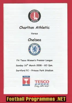 Charlton Athletic Ladies v Chelsea 2008 - Womens Football