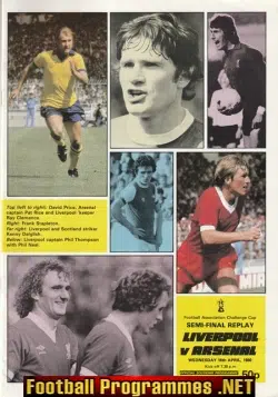Liverpool v Arsenal 1980 - FA Cup Semi Final Replay