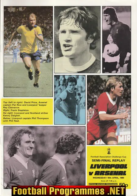 Liverpool v Arsenal 1980 - FA Cup Semi Final Replay