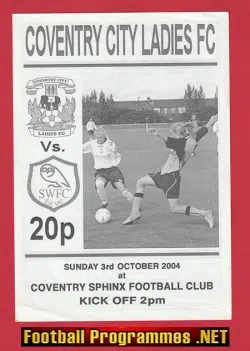 Coventry City Ladies v Sheffield Wednesday 2004 - Womens Football