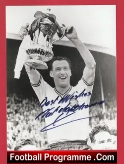 Bolton Wanderers Nat Lofthouse SIGNED Autographed Picture 1958 - football memorabilia