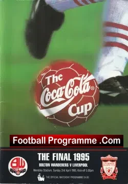 Bolton Wanderers v Liverpool 1995 - Cup Final Multi SIGNED - football programme
