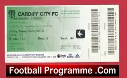 Cardiff City v Manchester United 2018 – Football Match Ticket