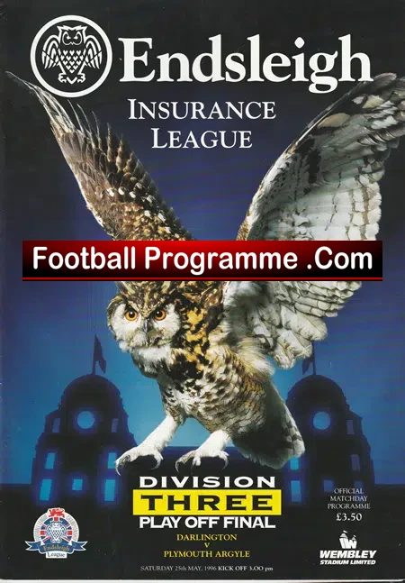 Darlington v Plymouth Argyle 1996 – Play Off Final