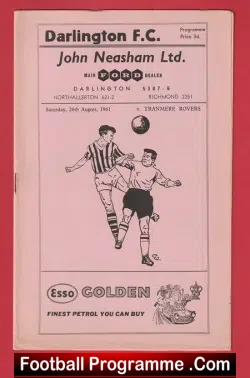 Darlington v Tranmere Rovers 1961