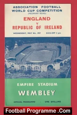 England v Ireland 1957 – Duncan Edwards Last International Game