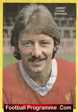 Liverpool Jimmy Case Autograph Signed Picture 1970s - football memorabilia