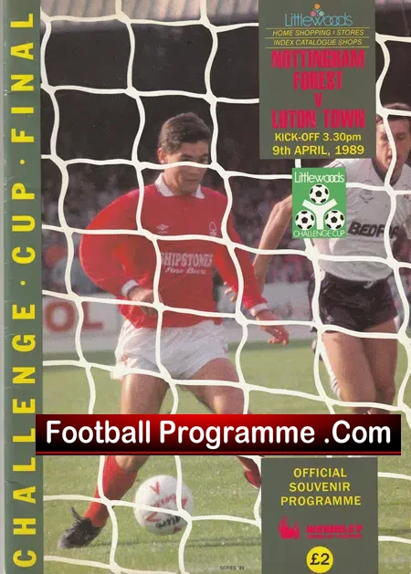 Luton Town v Nottingham Forest 1989 – FA Cup Final