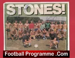 Maidstone United Football Club Multi Autograph SIGNED 1989 1990 - football programme
