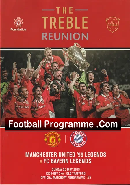 Manchester United v Bayern Munich 2019 - 99 Reunion Legends