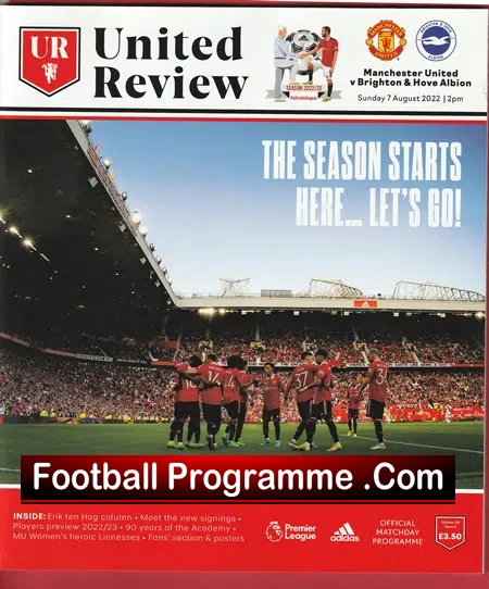 Manchester United v Brighton 2022 – Man Utd