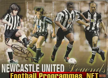 Newcastle United Malcolm Macdonald Signed Autograph Picture