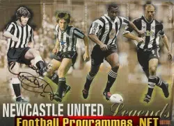 Newcastle United Malcolm Macdonald Signed Autograph Picture