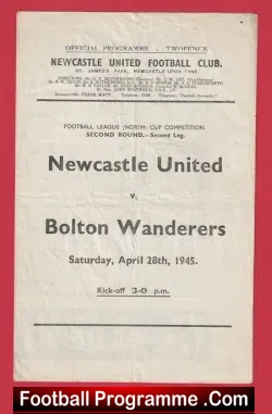 Newcastle United v Bolton Wanderers 1945 – 1940s