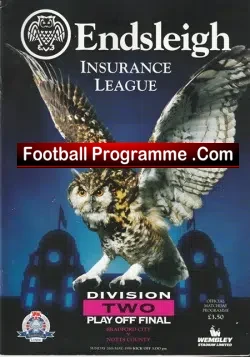 Notts County v Bradford City 1996 – Play Off Final
