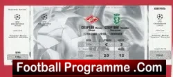 Spartak Moscow v Sporting Lisbon 2000 – Football Ticket Russia