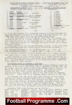 Walthamstow Avenue v Tooting Michham United 1977