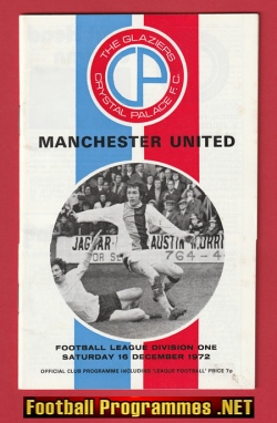 Crystal Palace v Manchester United 1972 – Frank O’Farrell Sacked