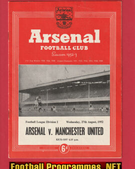 Arsenal v Manchester United 1952 – Man United 1950s