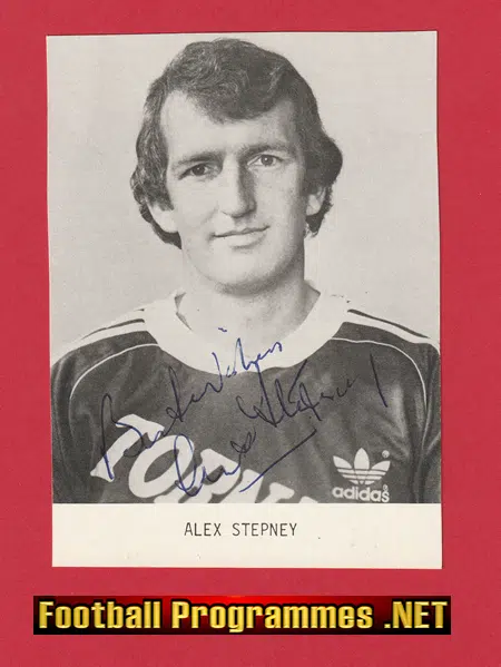 Manchester United Alex Stepney Autograph Man Utd Goalie