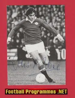 Manchester United Ian Storey Moore Autograph Man Utd 1970s