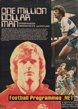 Manchester United Gordon McQueen Autograph Man Utd 1980’s