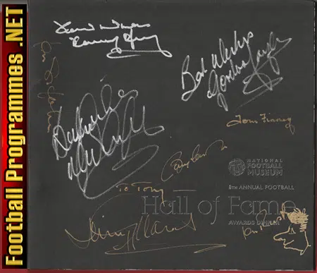 Manchester United Multi Signed Hall Of Fame + Bobby Charlton