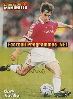 Manchester United Gary Neville Autograph Signed Picture