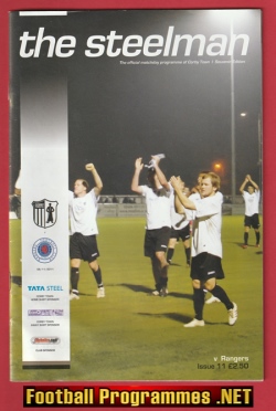 Corby Town v Glasgow Rangers 2011 – Friendly Match