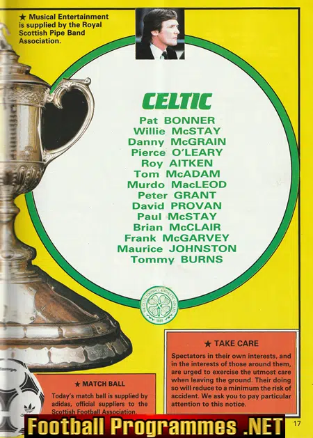 Dundee United v Glasgow Celtic 1985 - 100th Scottish Cup Final
