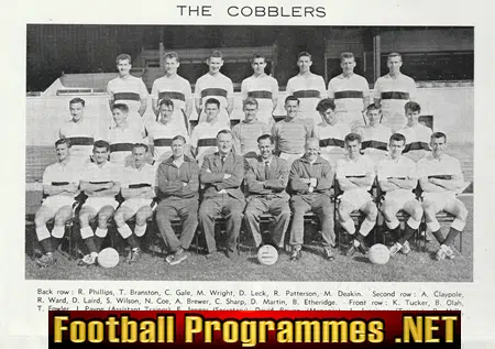 Northampton Town v Arsenal 1960 - Opening of New Floodlights