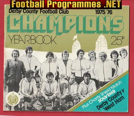Derby County Football Club Yearbook 1975 1976 – Champions