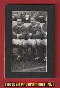 Manchester United Bobby Charlton + Nobby Stiles Signed Picture