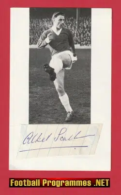 Manchester United Albert Scanlon Autograph 1950’s Man Utd