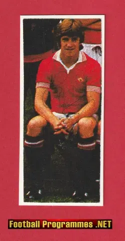 Manchester United Gordon Hill Autograph 1980's Man Utd