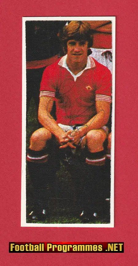 Manchester United Gordon Hill Autograph 1980’s Man Utd