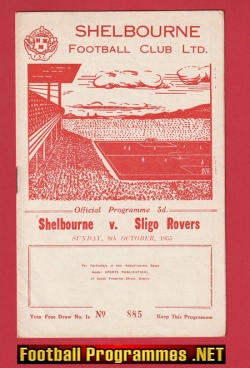 Shelbourne v Sligo Rovers 1955 – Ireland